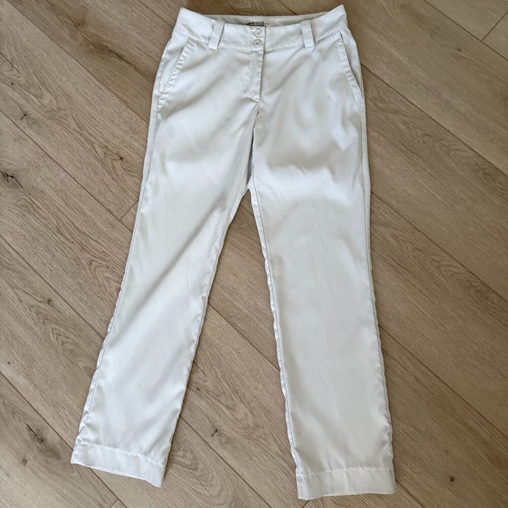 Nike Golf Trousers | Women's 4 | Beige Tan Golfcore Stretch Comfort Business
